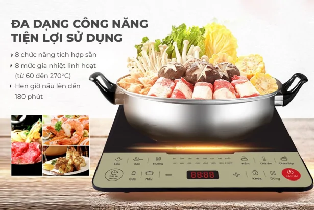 SHD6869 2000W (Tặng Kèm Nồi)