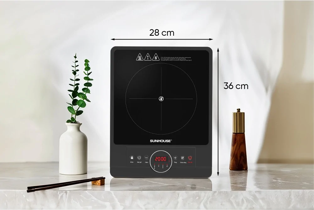 Bếp Hồng Ngoại Sunhouse SHD6012A 2000W 5