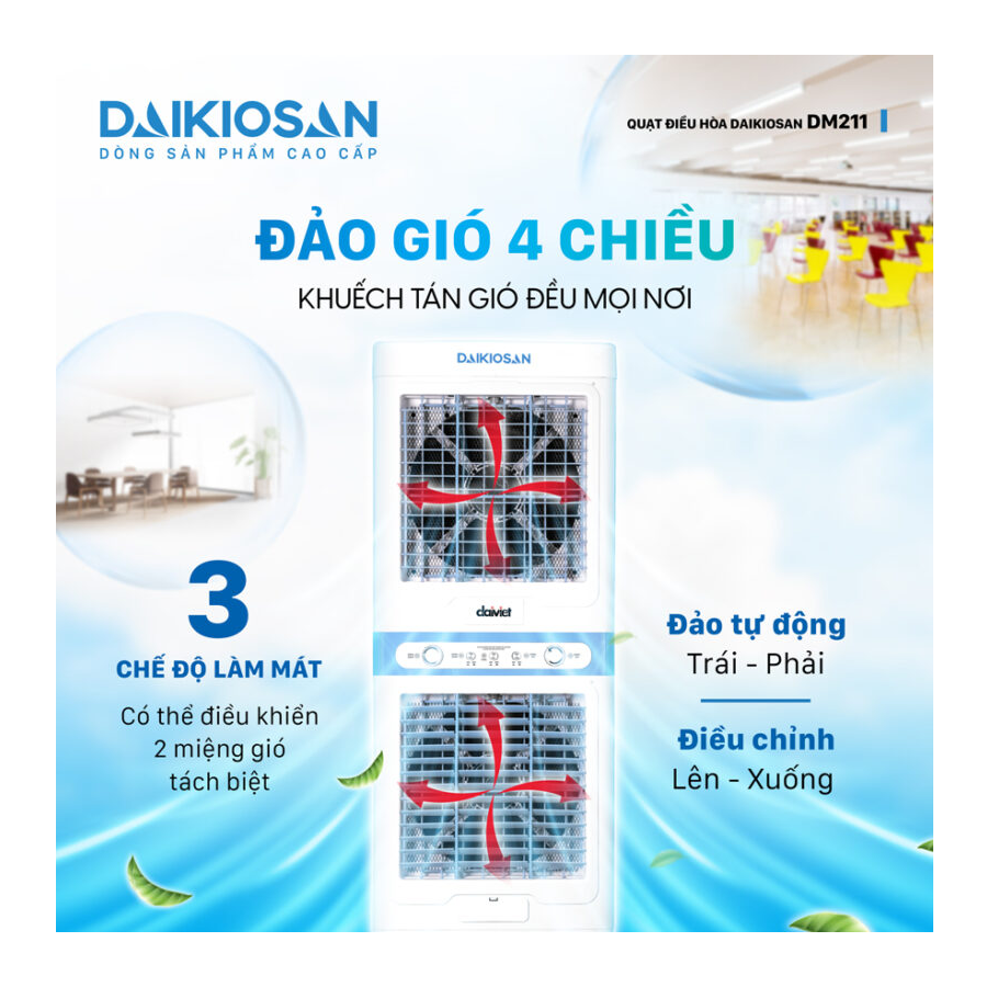 Quạt Điều Hòa Daikiosan DM211 11