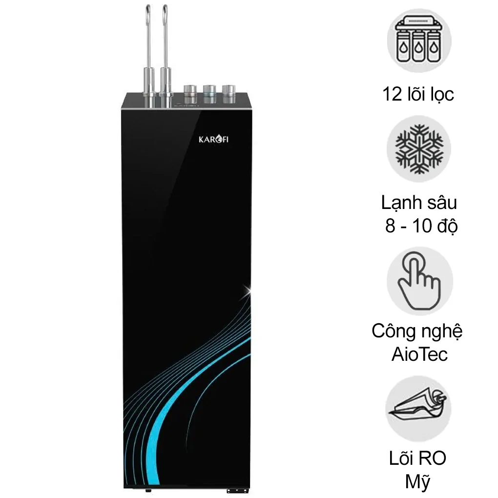 Máy Lọc Nước Nóng Lạnh Karofi KAD-C66 12 Lõi