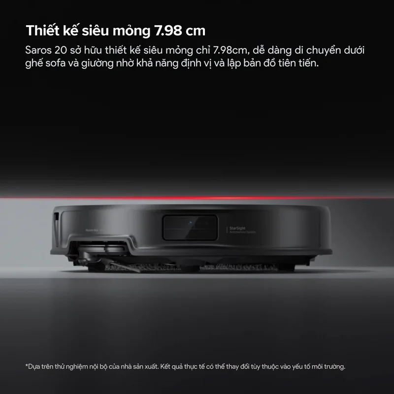 Robot Hút Bụi Roborock Saros 20 Màu Đen 10