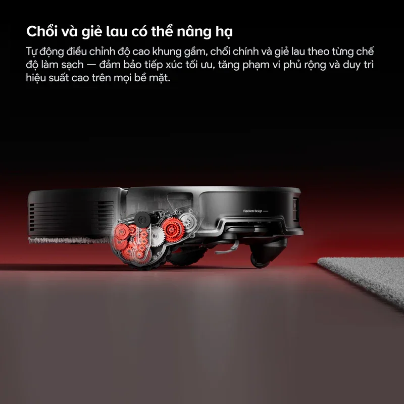 Robot Hút Bụi Roborock Saros 20 Màu Đen 11