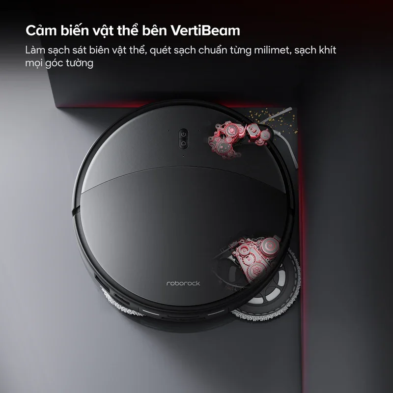 Robot Hút Bụi Roborock Saros 20 Màu Đen 12