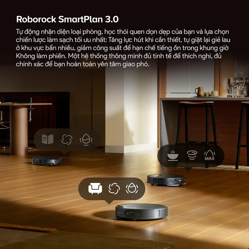 Robot Hút Bụi Roborock Saros 20 Màu Đen 14