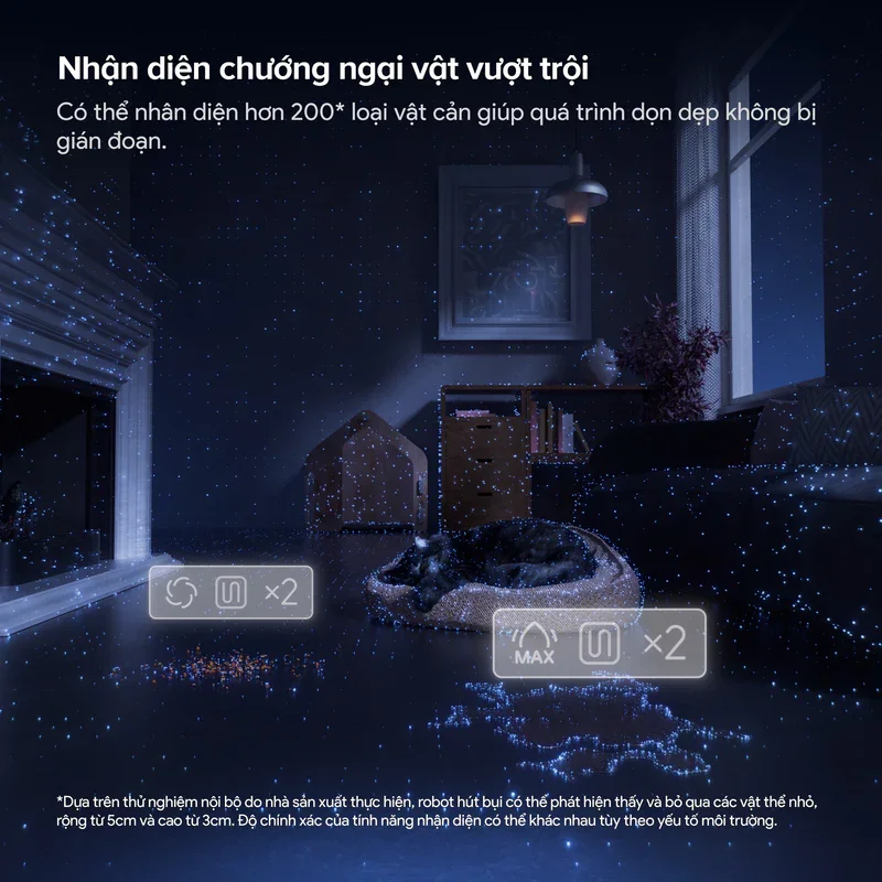 Robot Hút Bụi Roborock Saros 20 Màu Đen 15