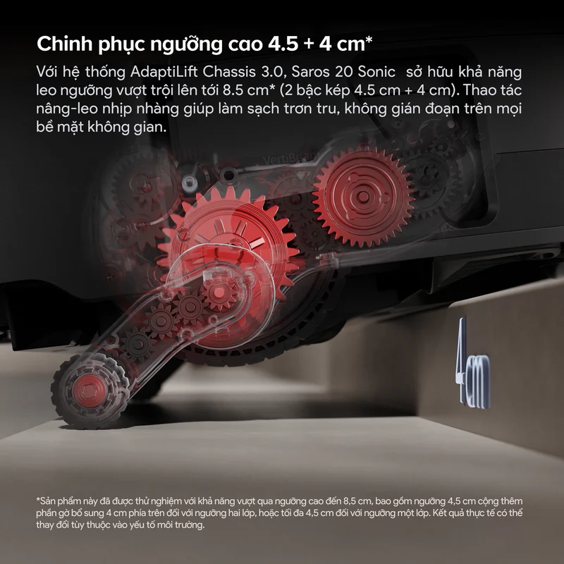 Robot Hút Bụi Roborock Saros 20 Sonic Complete Màu Trắng 17