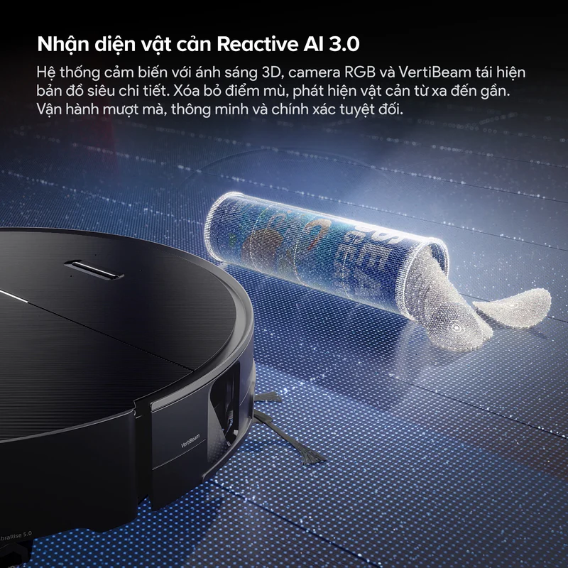 Robot Hút Bụi Roborock Saros 20 Sonic Complete Màu Trắng 25