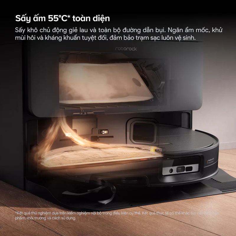 Robot Hút Bụi Roborock Saros 20 Sonic Complete Màu Trắng 31