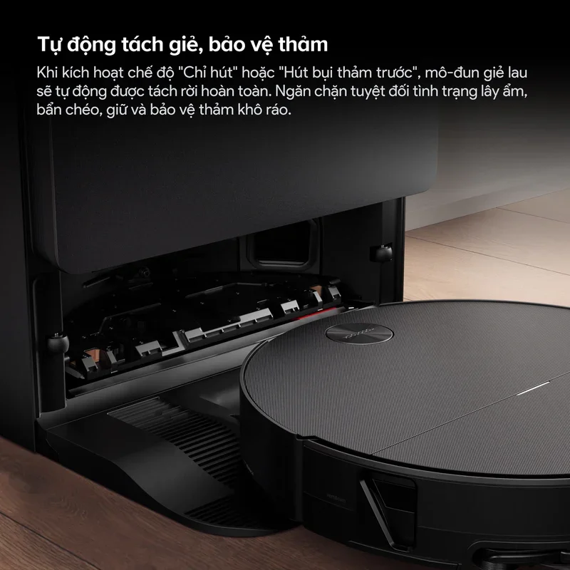 Robot Hút Bụi Roborock Saros 20 Sonic Complete Màu Đen 16