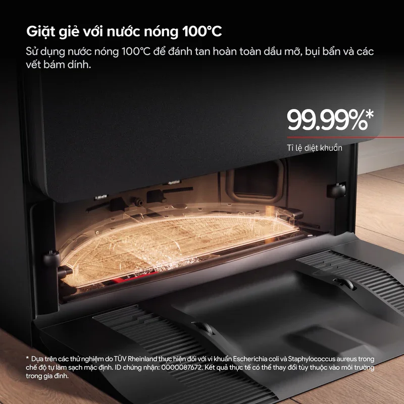 Robot Hút Bụi Roborock Saros 20 Sonic Complete Màu Đen 17