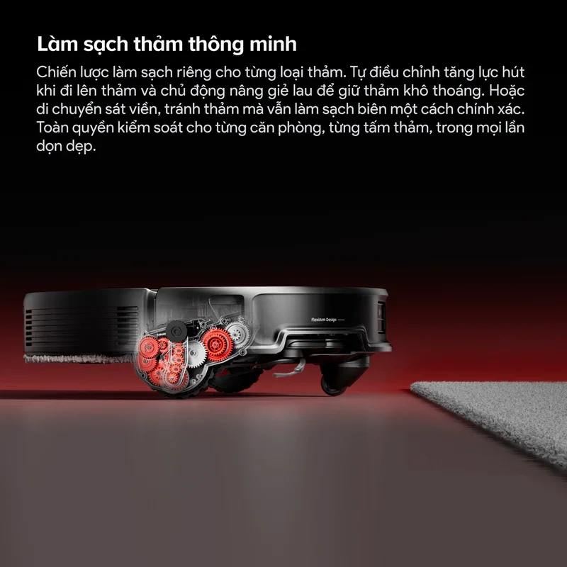 Robot Hút Bụi Roborock Saros 20 Sonic Complete Màu Đen 5