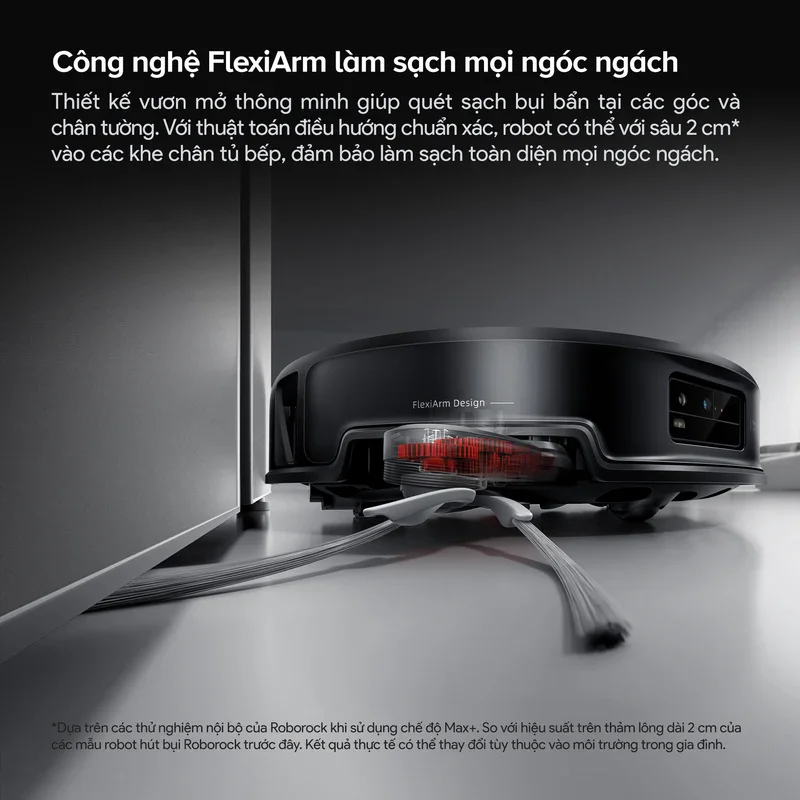 Robot Hút Bụi Roborock Saros 20 Sonic Complete Màu Đen 7