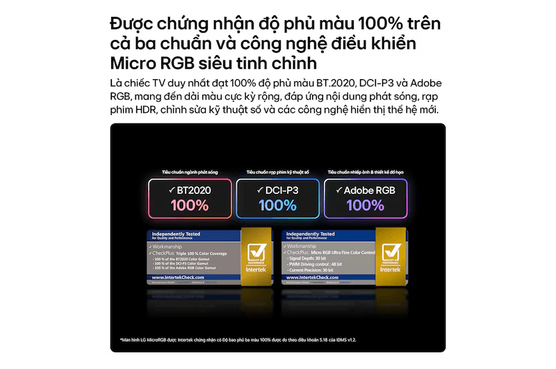 Smart Tivi LG Micro RGB 4K 100 Inch 100MRGB96BS 11