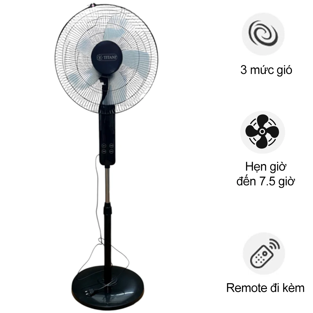 Quạt Đứng Có Remote Titani TFS40-15M 45W