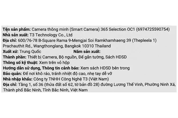Camera IP Ngoài Trời 360 Độ 365 Selection OC1 3