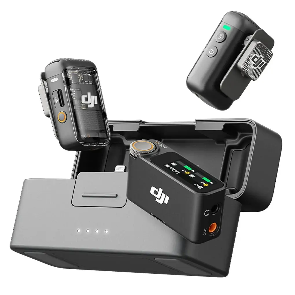 Thiết Bị Thu Âm Không Dây DJI Mic 2 (2TX + 1RX + 1 Hộp sạc Mic) _DMT02&DMR02&DMC02 2