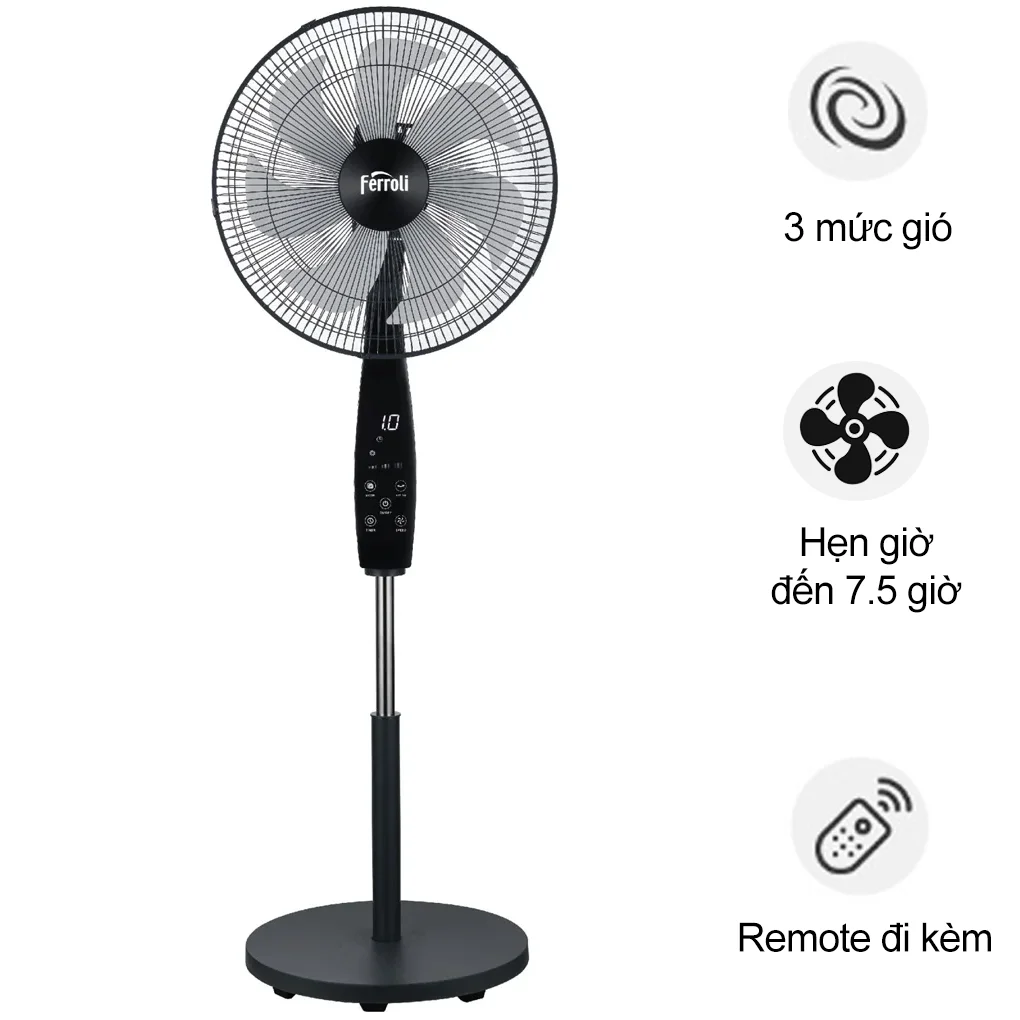 Quạt Đứng Có Remote Ferroli FWF-45SGD 55W
