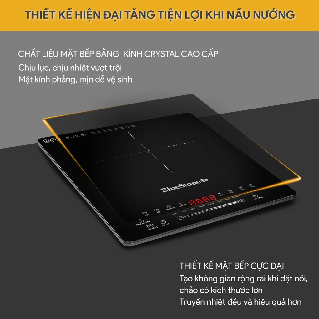 Bếp Từ Đơn Bluestone ICB-6731 2000W (Tặng Kèm Nồi) 2