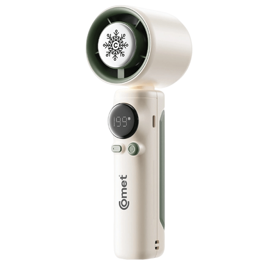 Quạt Sạc Cầm Tay Có Sò Lạnh Comet CRF1202 10W 0