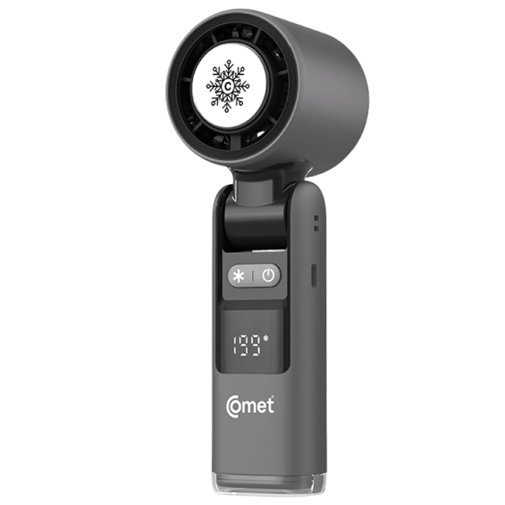 Quạt Sạc Cầm Tay Có Sò Lạnh Comet CRF1302 10W 0