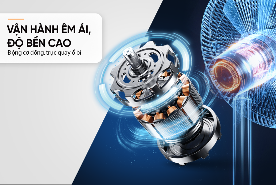 Quạt Đứng 14 Cánh Sunhouse SHD7351B 55W 8