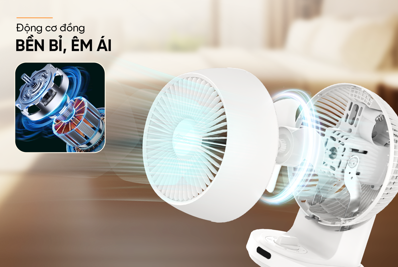 Quạt Tuần Hoàn Không Khí Sunhouse Apex APF7310W 22W 4