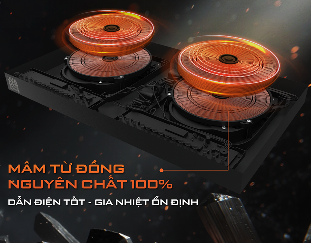 Bếp Từ Đôi Junger CEJ-222-INVERTER - Xuất Xứ Thái Lan 7