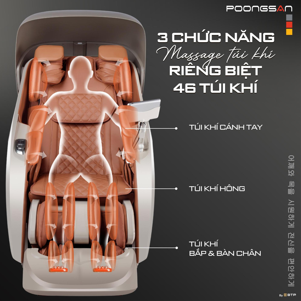 Ghế Massage Cao Cấp Poongsan MCP-906 8