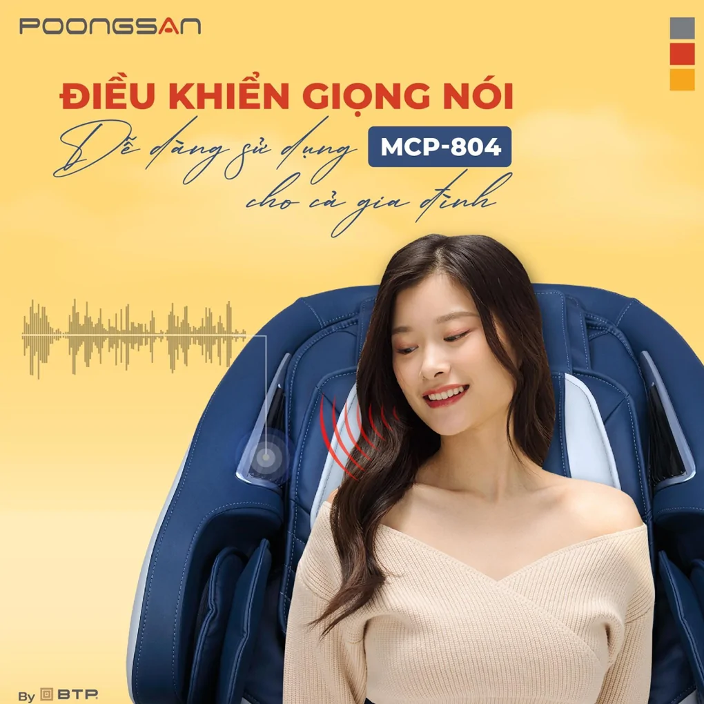Ghế Massage Cao Cấp Poongsan MCP-804 5