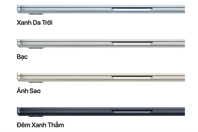 Laptop MacBook Air 13 inch M5 (16GB+512GB) Vàng 5