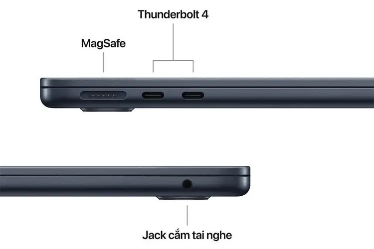 Laptop MacBook Air 13 inch M5 (16GB+512GB) Xanh Đen 3