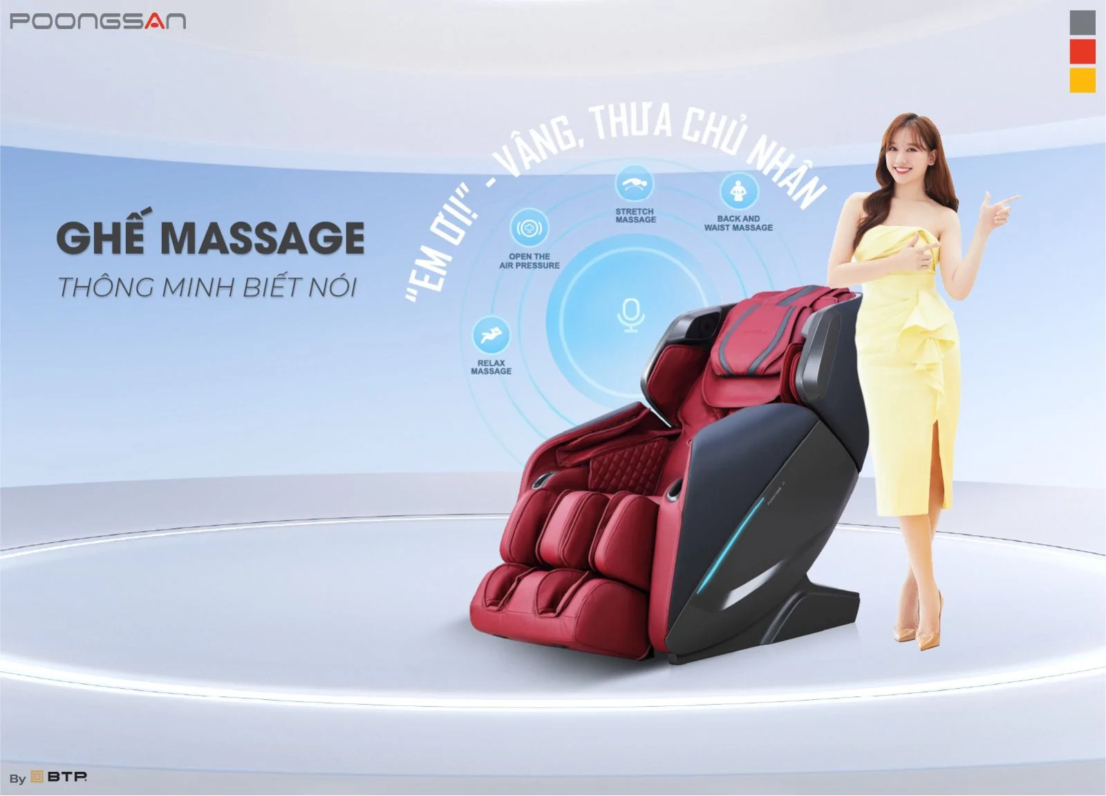 Ghế Massage Cao Cấp Poongsan MCP-501 4