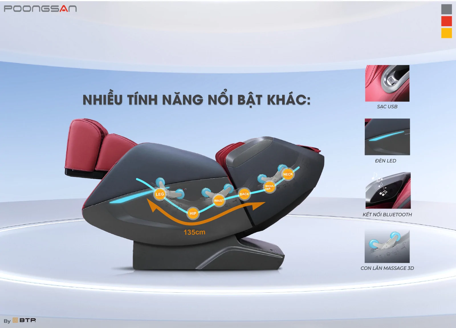 Ghế Massage Cao Cấp Poongsan MCP-501 5