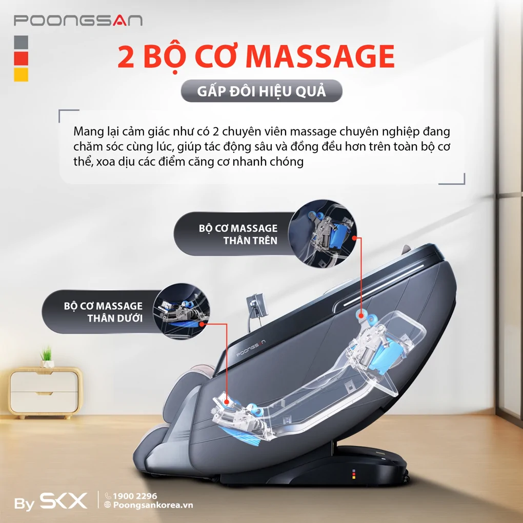 Ghế Massage Cao Cấp Poongsan MCP-865 4