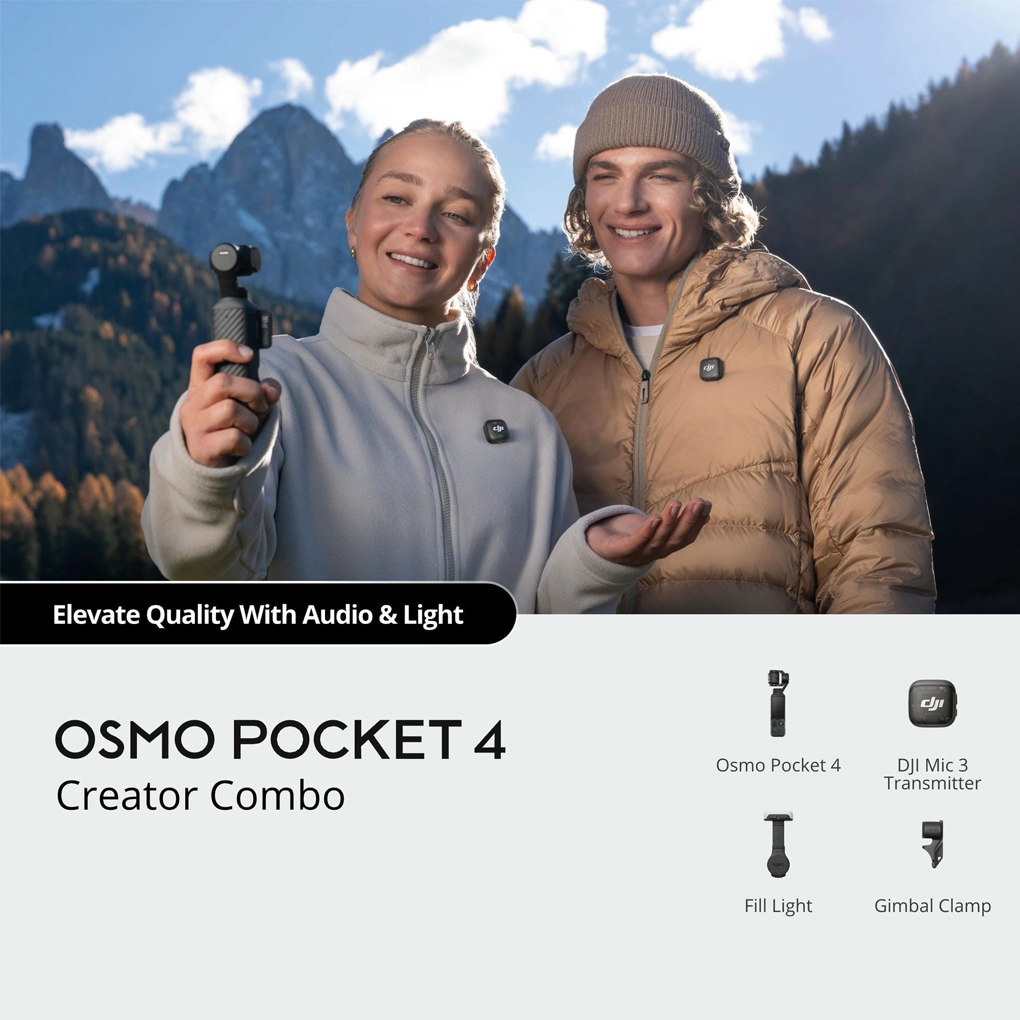 Camera Kỹ Thuật Số DJI Osmo Pocket 4 Standard Combo_OP-041STD imei 1