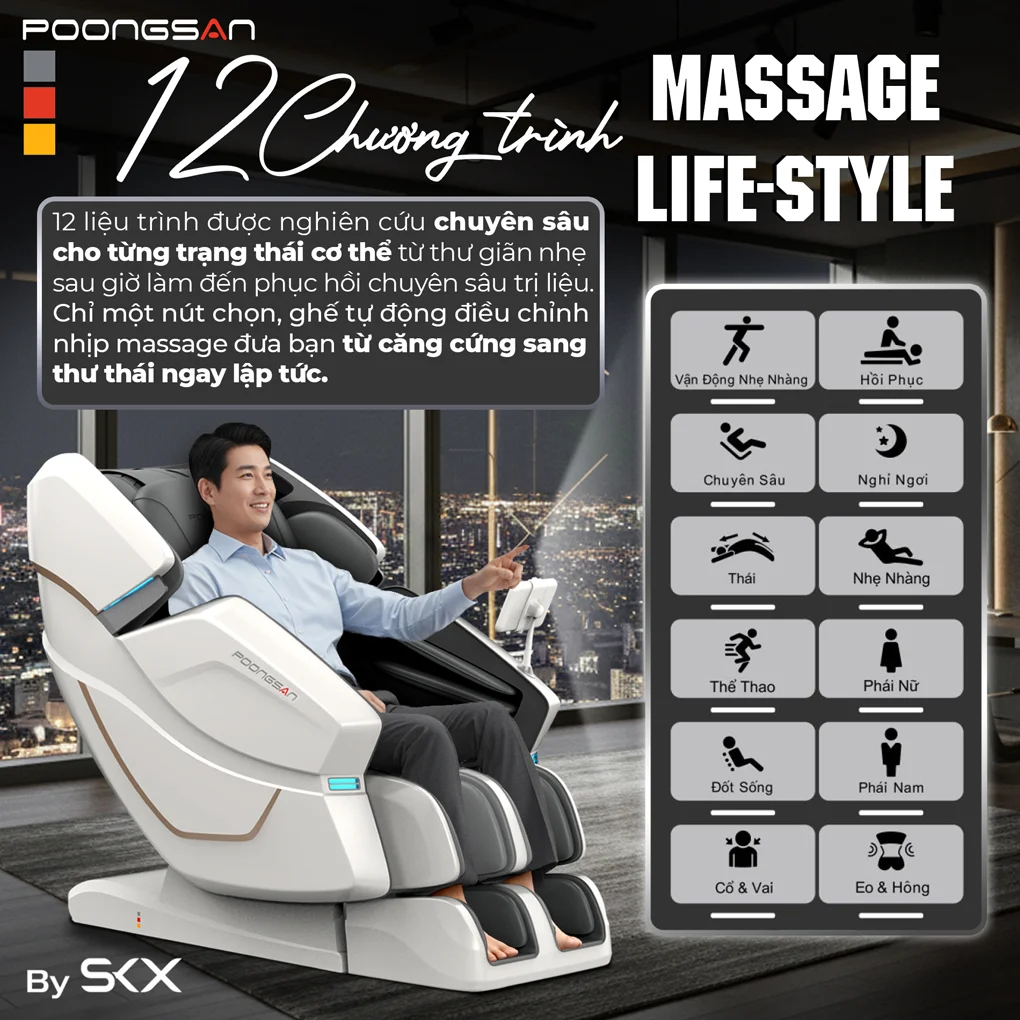 Ghế Massage Poongsan MCP-426 7