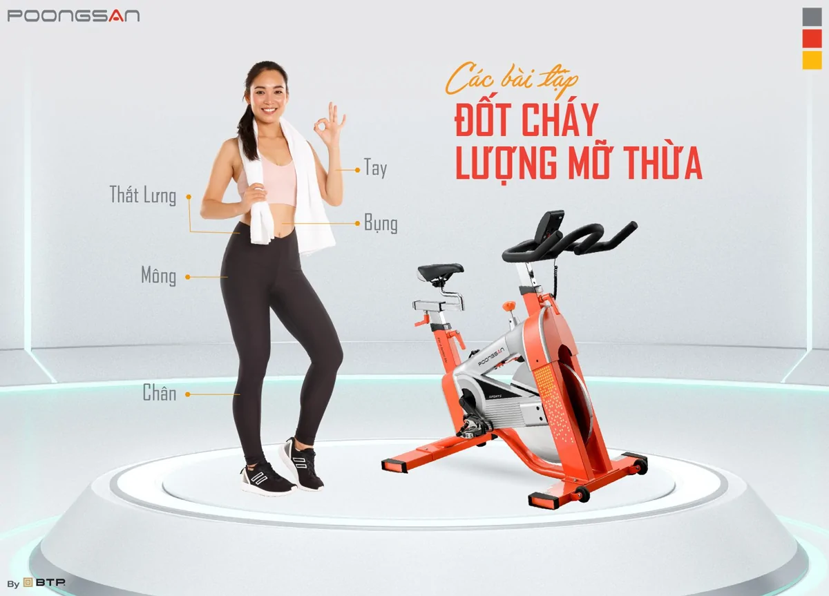 Xe Đạp Tập Poongsan BEP-700 6