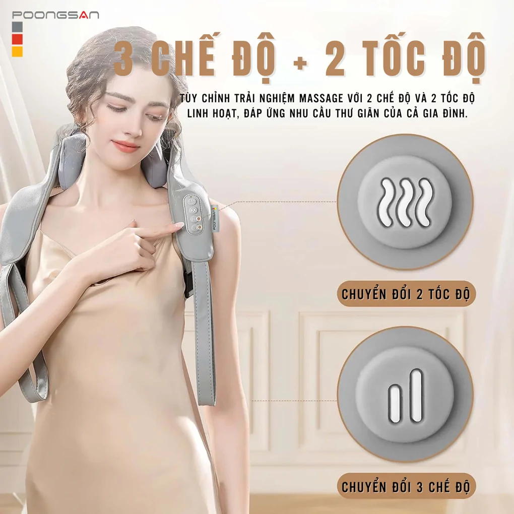 Gối Massage Poongsan N18 1