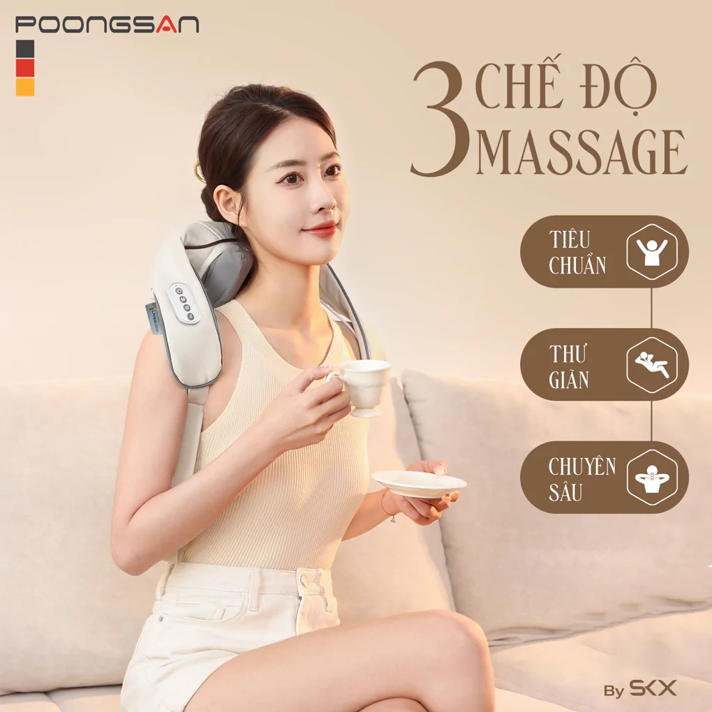 Gối Massage Poongsan N18 9