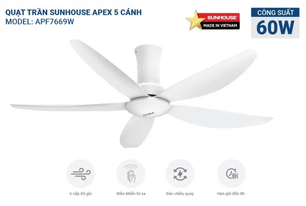 Sunhouse Apex APF7669W 60W