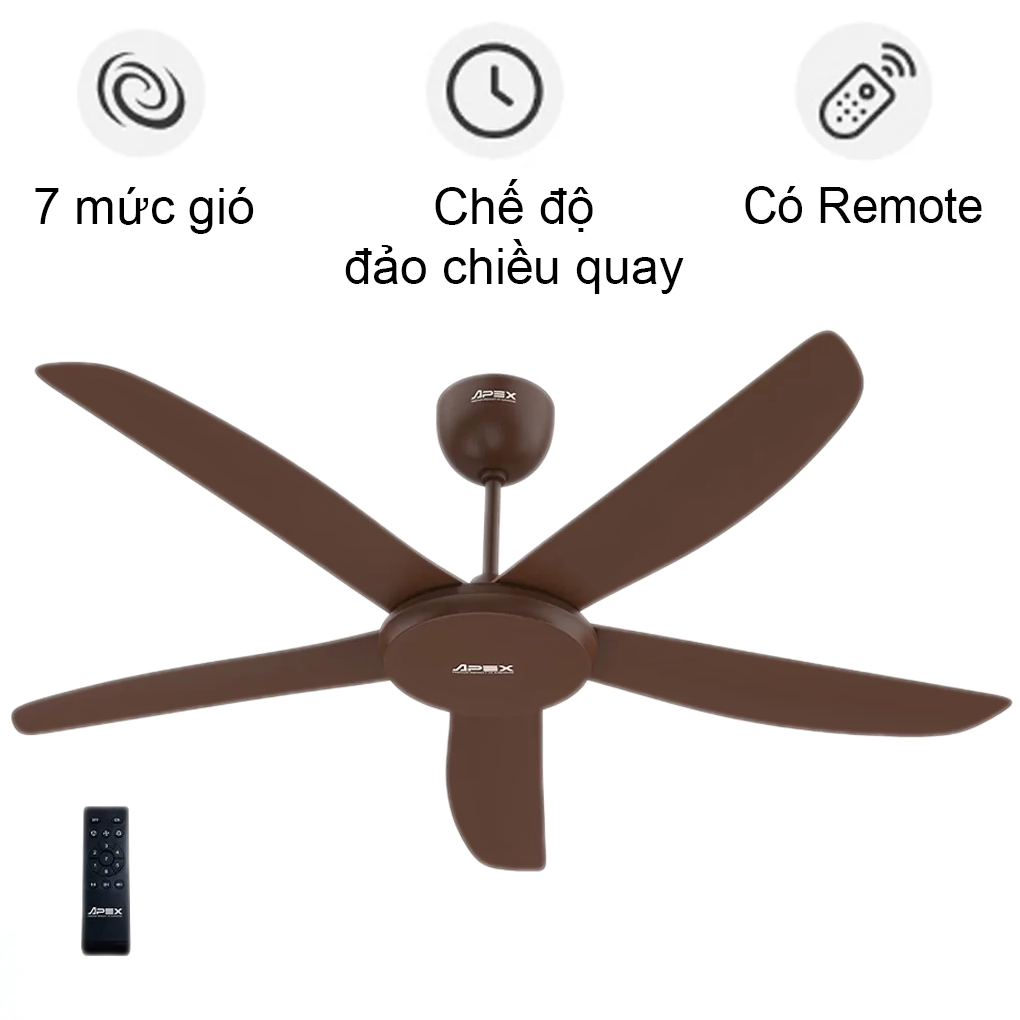 Quạt Tr&acirc;̀n 5 Cánh APF7665B 50W