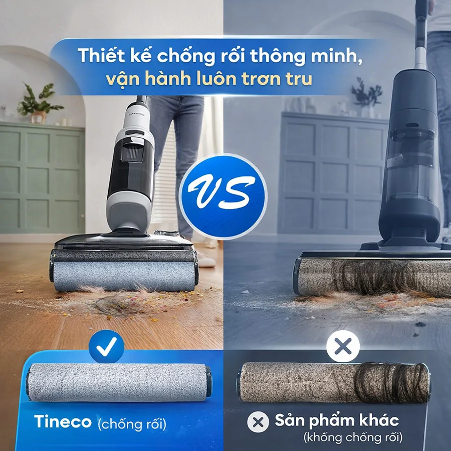 Máy Hút Bụi Lau Sàn Khô Ướt Tineco Floor One S6 Stretch Max 4