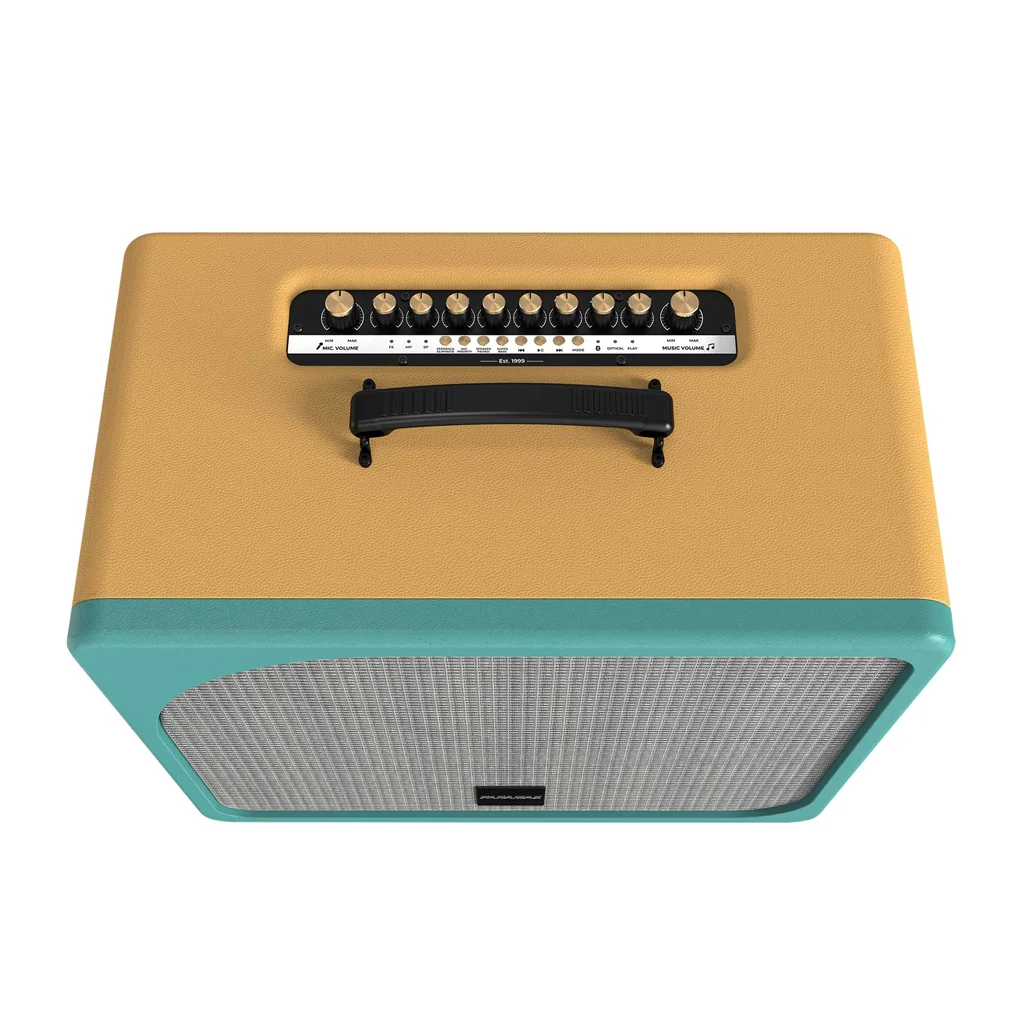 Loa Di Động Xách Tay Paramax Evox Max (Yellow Leather) 2