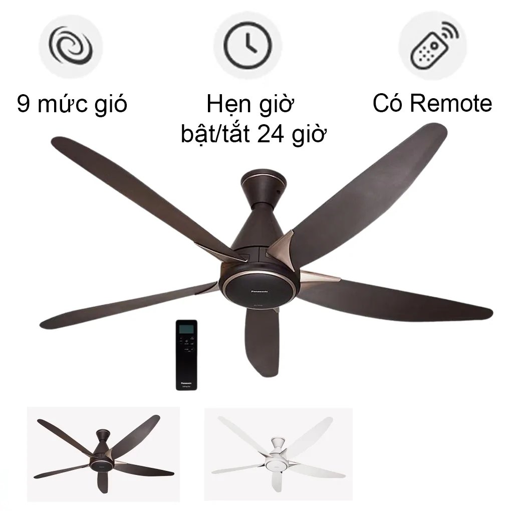 Quạt Trần Panasonic F-60GDS-B 40W