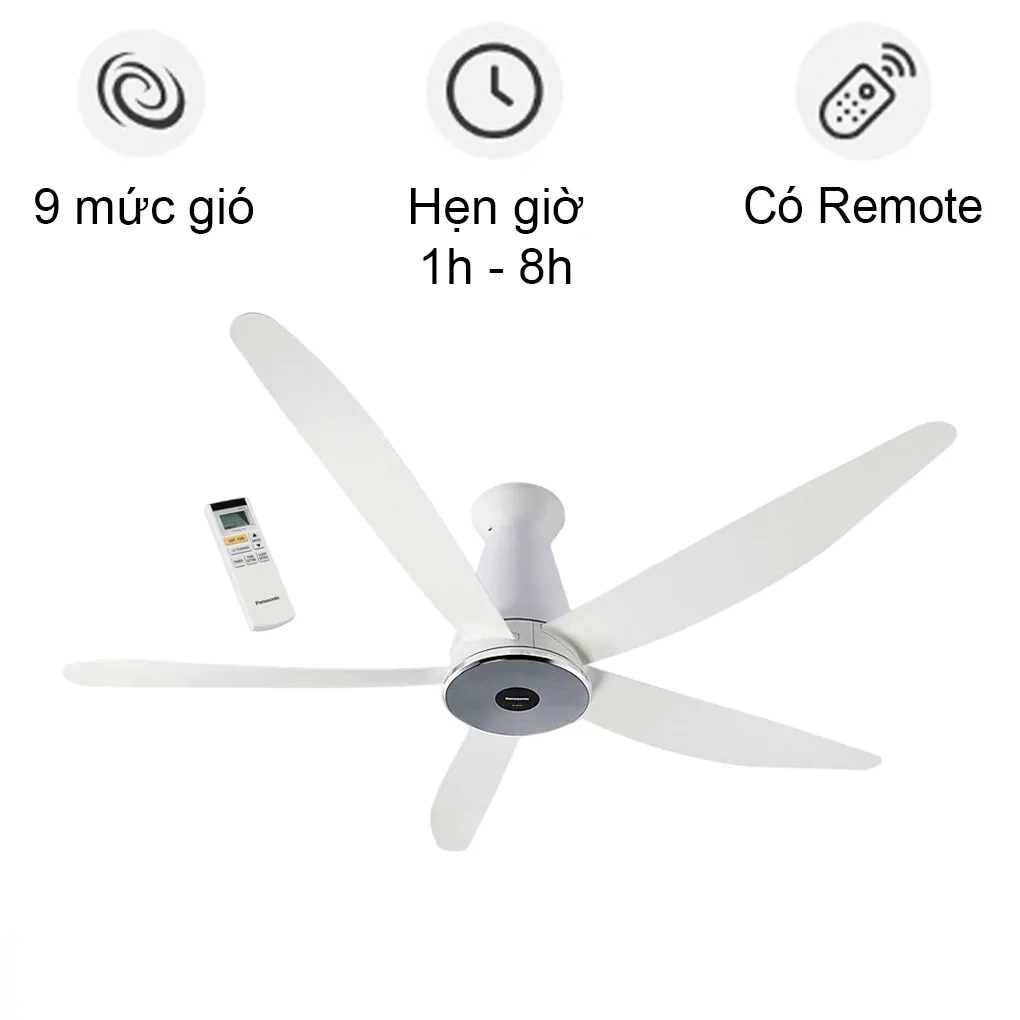 Quạt Trần Panasonic F-60XDN-W 37W