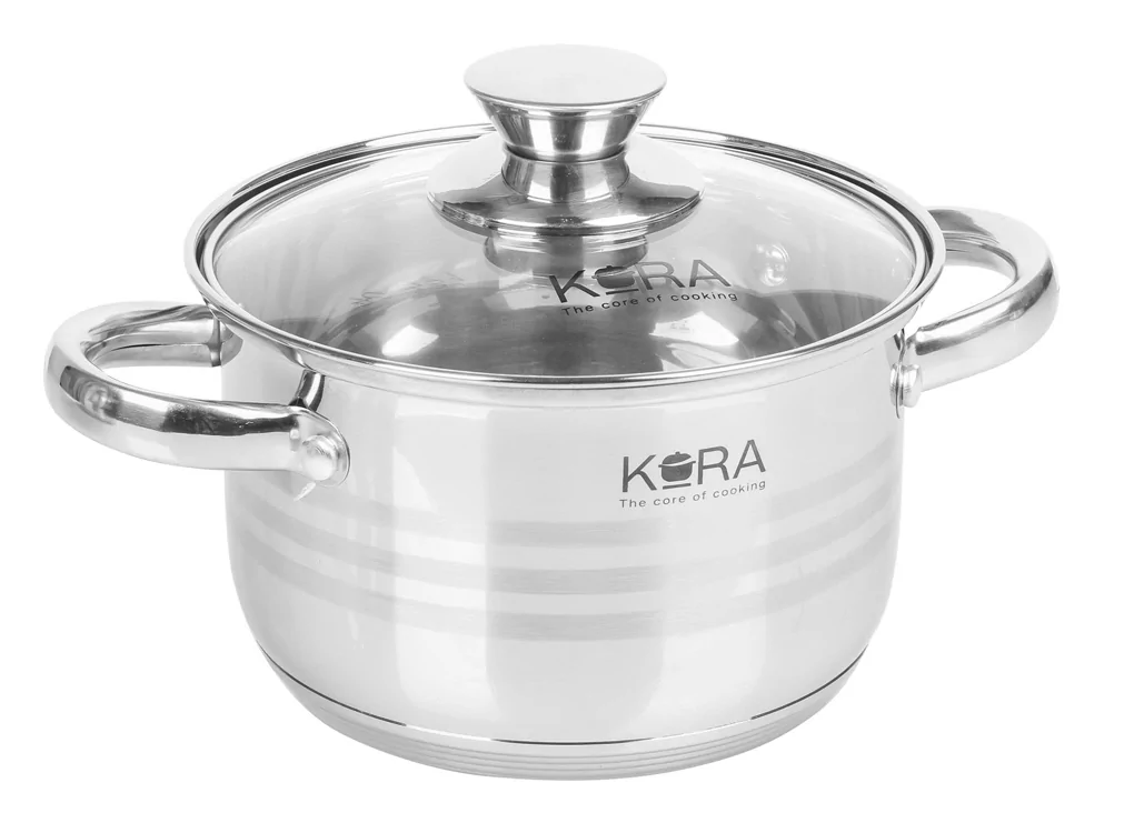 Bộ Nồi Chảo 5 đáy Inox Cao Cấp Kora GCS251 0