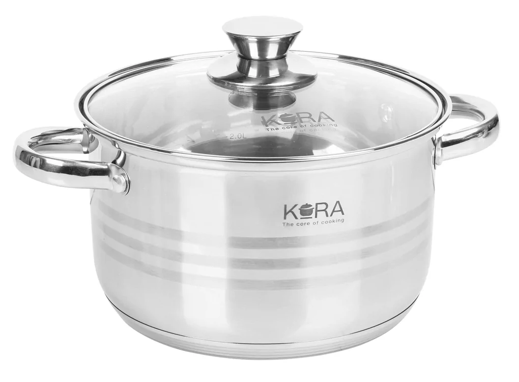 Bộ Nồi Chảo 5 đáy Inox Cao Cấp Kora GCS251 2