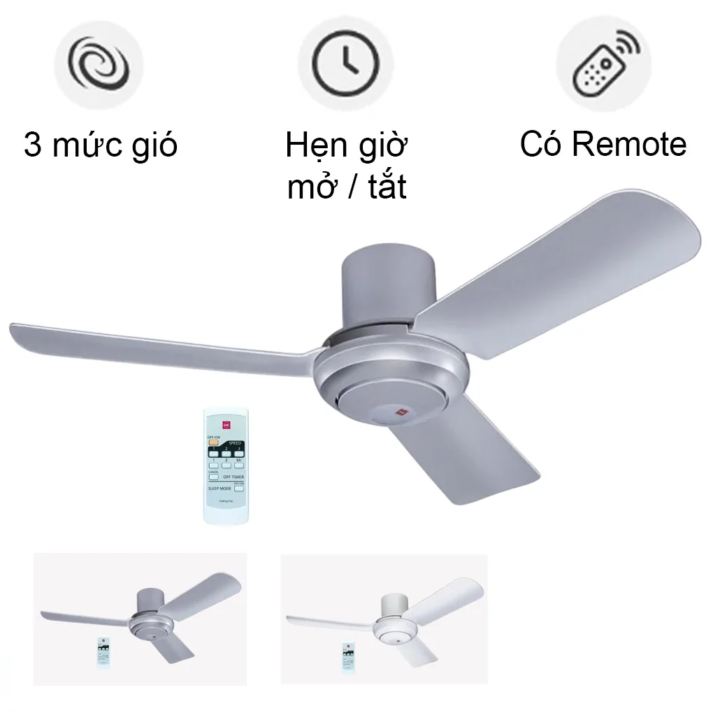 Quạt Trần KDK M11SU(SIL)