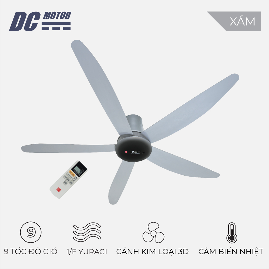 Quạt Trần KDK T60AW(SIL) 4