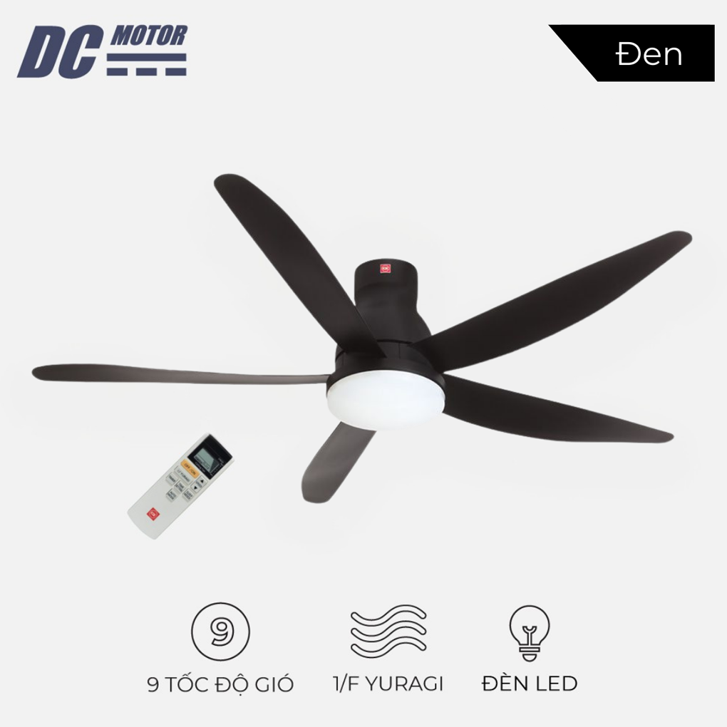 Quạt Trần KDK U60FWS(BK) 0